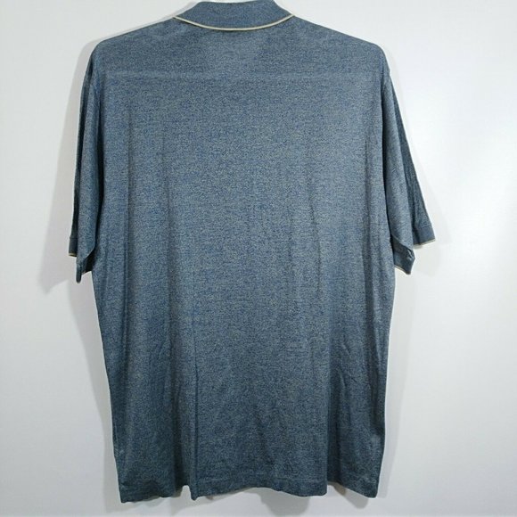 Bobby Jones Shirt Size XL Polo Mens Italy Blue - Picture 2 of 5
